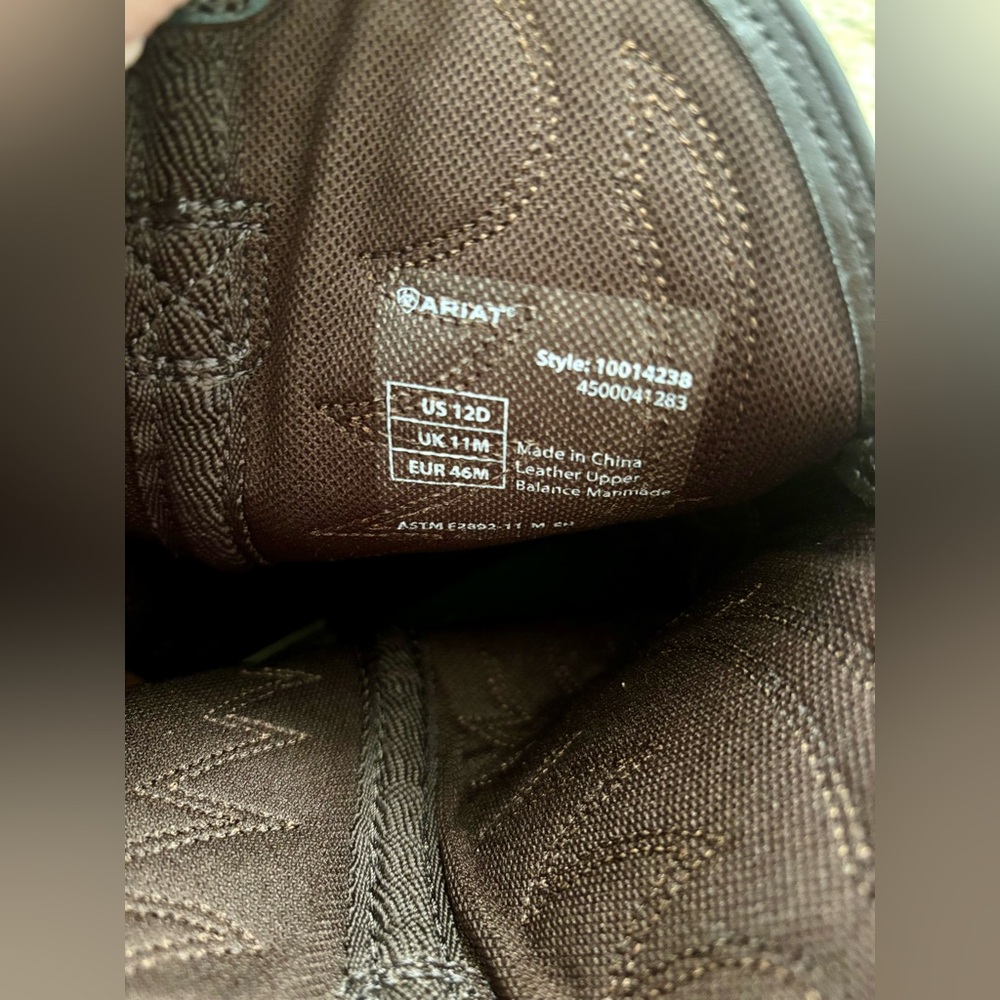 Ariat Groundbreaker Work Boot. Size 12D - Picture 3 of 10